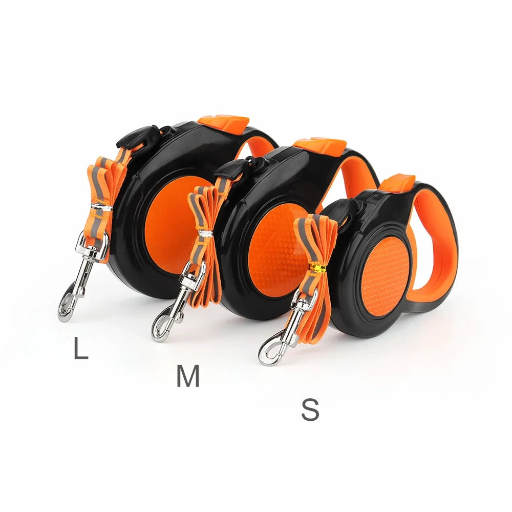 Pet Leashing Device Automatic Retractable Reflective