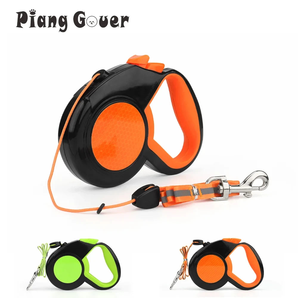 Pet Leashing Device Automatic Retractable Reflective
